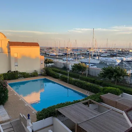 アパート Bel Avec Piscine Et Vue Bateaux